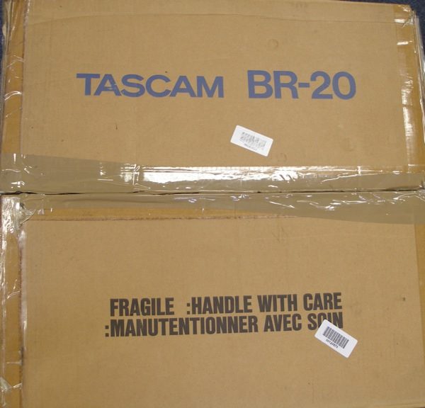 Tascam Br 20 reel to reel tape machine box