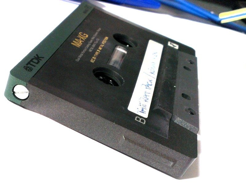 metal cassette tape, tdk ma-xg