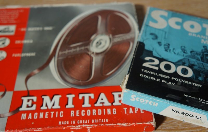 EMI and Scotch Magnetic Recording tape