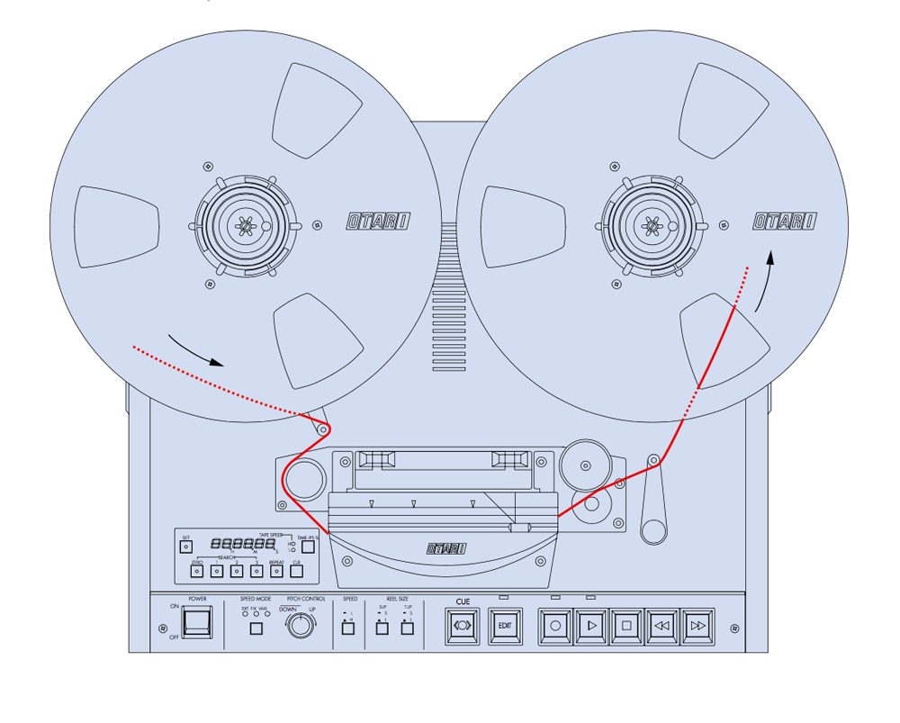 Tascam TSR-8 1/2 8 Track Reel To Reel Tape Machine