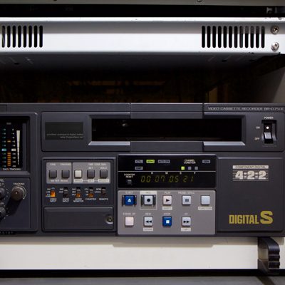 rack-mounted JVC Digital S component video recorder