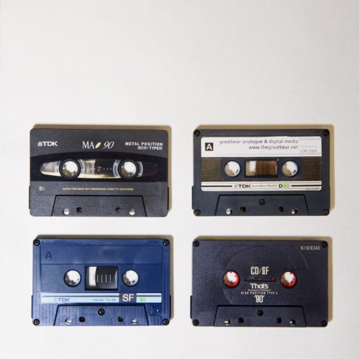 4 track & 8 track multitrack cassettes digitised to wav for remix